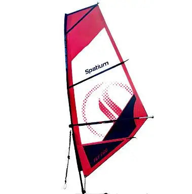 Inflatable Windsurf SUP Board Sail Kit 2 in 1 Crossover Paddle Board With Compact Rig Portable Windsurfing Sailboat Multi Sport