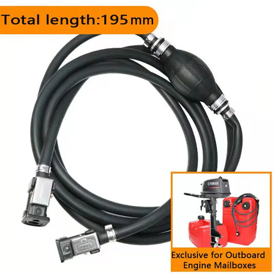MZTI - Boat Outboard Fuel Hose Fitting Hand Pump - Compatible For Yamaha For Parsun For  Hangkai Fuel Tank Connectors
