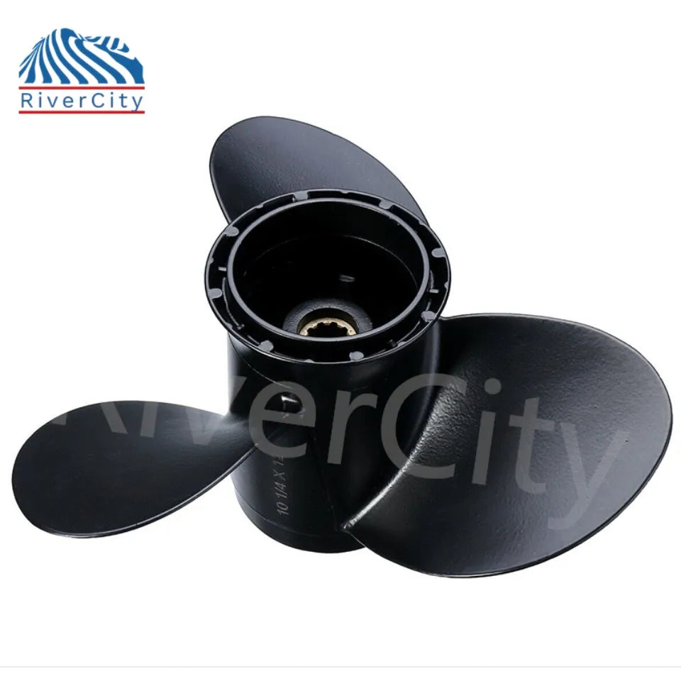 For Suzuki 20HP 25HP 30HP Outboard Propeller 10 1/4X10 Boat Motor Aluminum Alloy Screw Ship Marine Engine 3 Blade 10 Spline