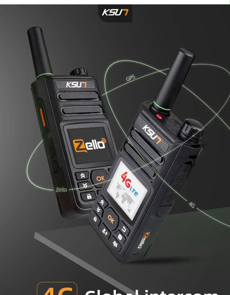 POC two way radio long range 100 km 5000km 200 300 500 1000 3000 5000 mile GPS global 4G WIFI zello sim card walkie talkie phone