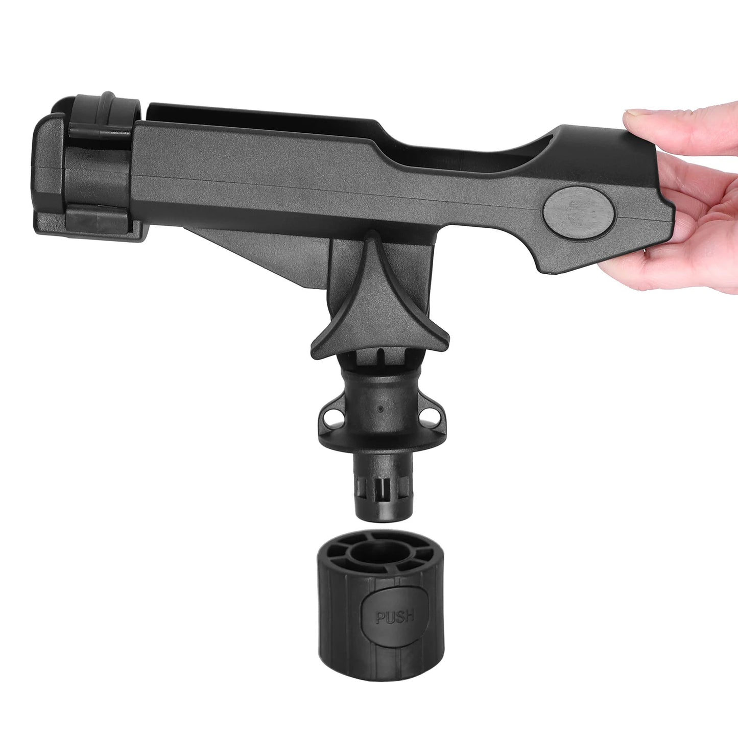 Fishing Rod Holder Adjustable Fishing Pole Holder with Plastic Kayak Rail Kayak Mount Track