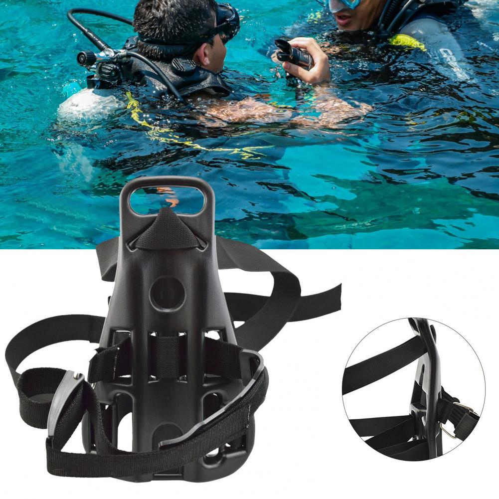 Diving Tank Bracket  Safe Oxygen Cylinder Support Diving Tank Holder  Nylon Diving Tank Backpack for Under Water Sports