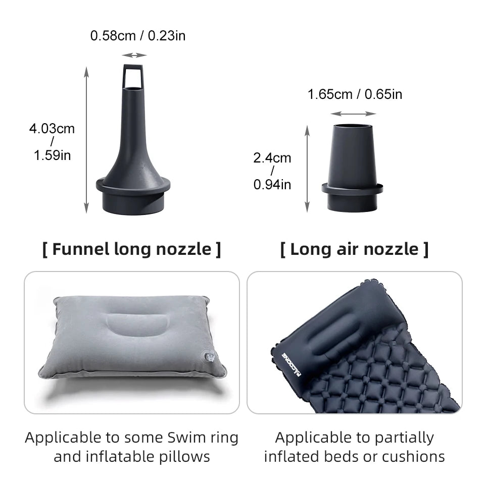 Electric Air Pump Portable Wireless Air Compressor Inflator/Deflator Pumps for Inflatable Cushions Air Beds Boat Swimming Ring