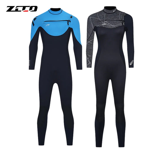 Women Men 3mm Neoprene Wetsuit  Scuba Diving Thermal Winter Warm Wetsuits Full Suit Swimming Surfing Kayaking Equipment