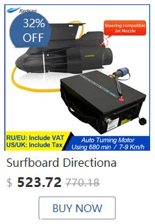 Electric fin power fin underwater motor waterproof motor inflatable paddle canoe fishing boat underwater thruster Jet Propeller