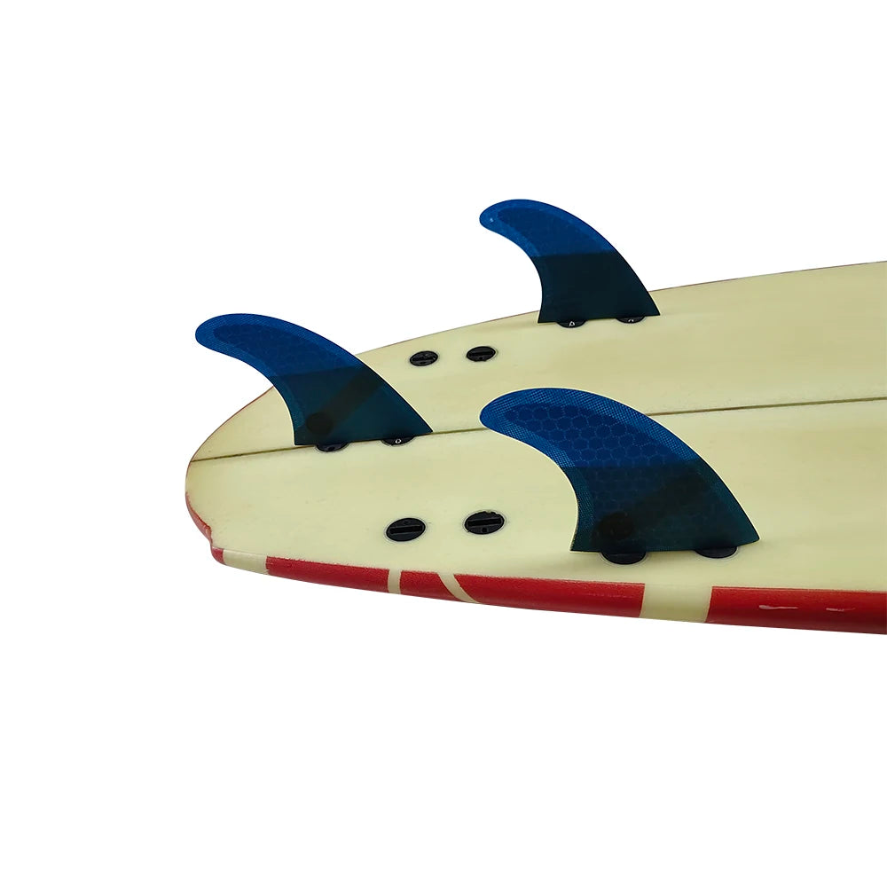 Tri Fins S/M/L/K2.1 Surfboard Fins Thruster UPSURF FCS Fins Honeycomb Fiberglass Double Tabs Surf Fin Surfing Board Stabilizers