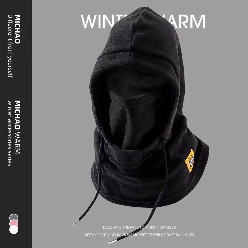 Winter Warm Hat with Mask and Neck Warmer 3-in-1 Windproof Balaclava for Men and Women Cycling Cold Weather Protection