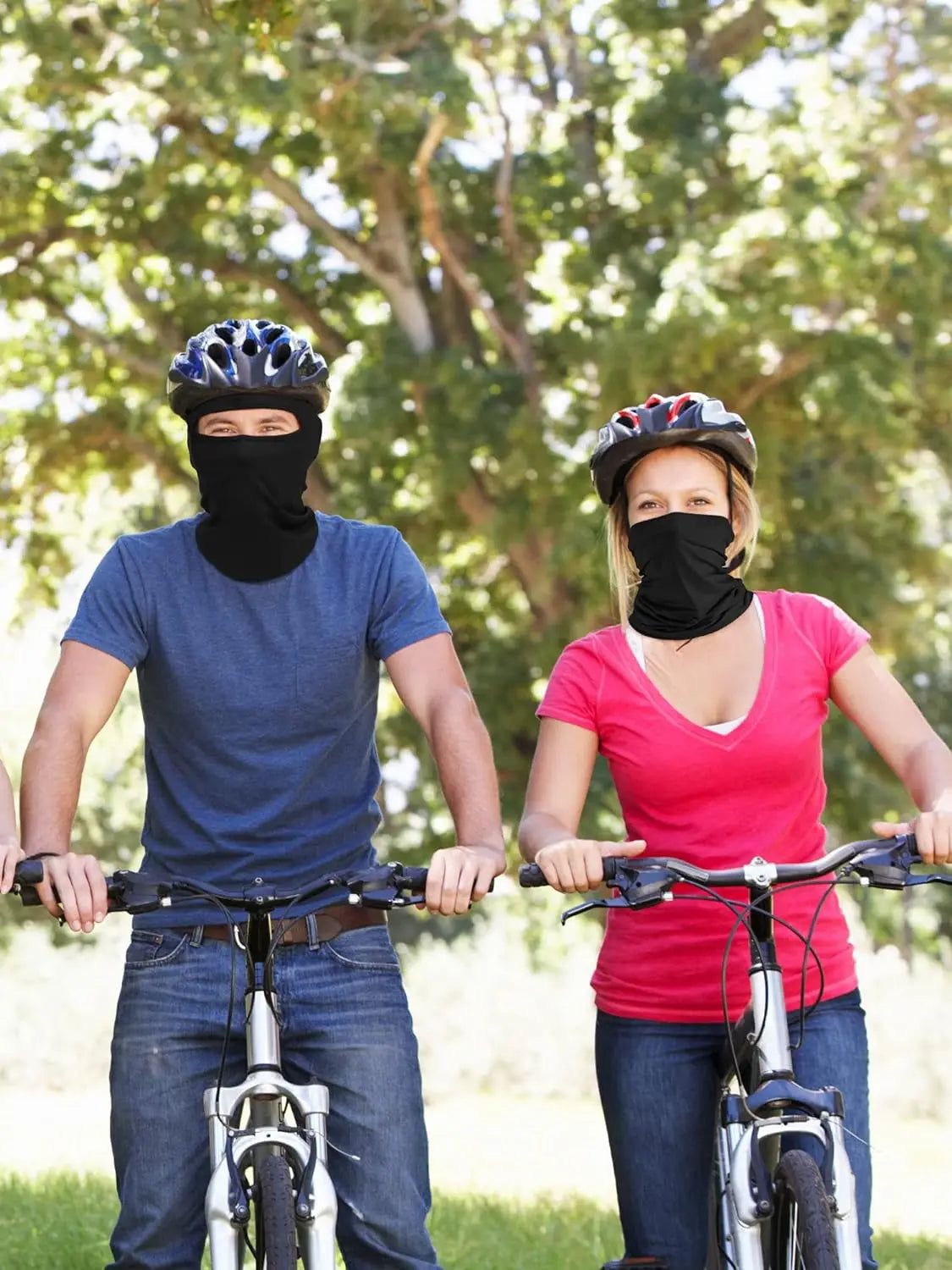 Face Mask UV Protection Windproof Thermal Ice Silk Neck Gaiter for Men Women Outdoor Sports Motorcycle Ski Face Cover Protector