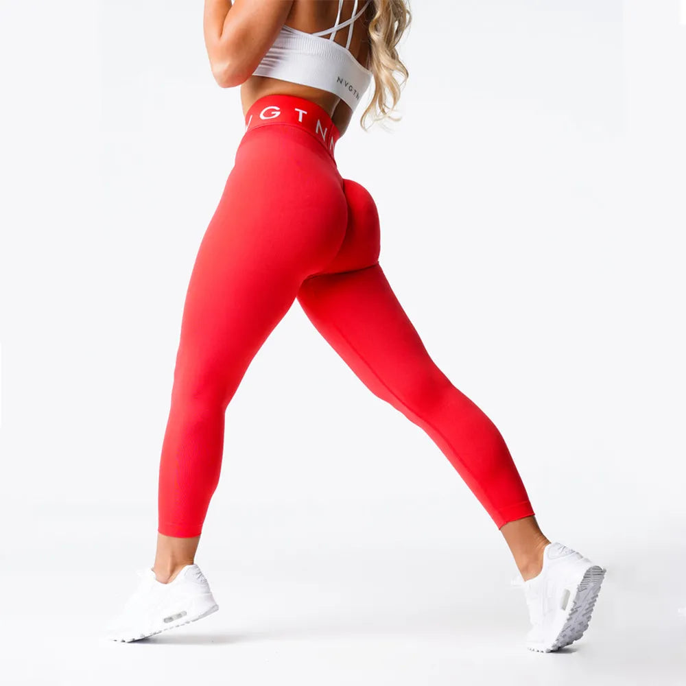 NVGTN Sport Seamless Leggings High Waist Naked Feeling Leggings Women Fitness Running Yoga Leggings