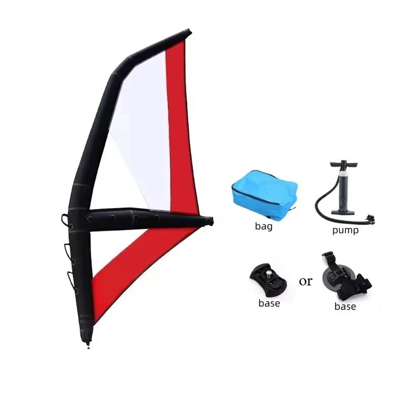 UICE 4.0m² Surfing Wings Racing Surfing Sail Windsurfing Air Windsurf Inflatable Stand up Paddle Board For SUP Surfer