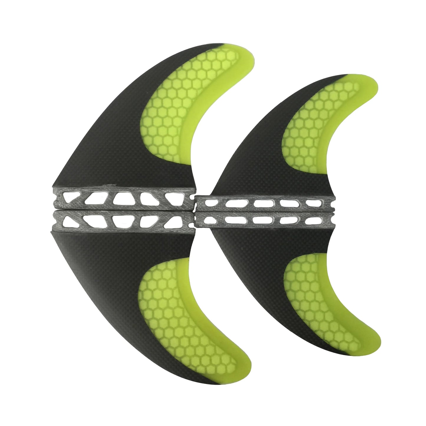 Carbon Fiber Surfboard Fins Single Tab Quad Fin Performance Honeycomb Fiberglass Surfboard Fins Quad Set (2pc G7+2pc GX)