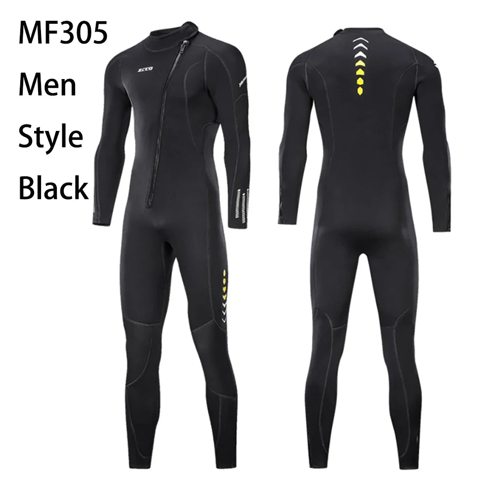 Full Wetsuit for Men Women 3mm Long Wet Suit for Diving Surfing Swimming Water Sport Neoprene Spearfishing One Piece Wetsuits