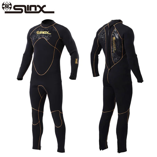 5mm Men's Wetsuit Thicken Long Sleeve Diving Clothing Sub Fishing Neoprene Surf Snorkeling Swimwear Sailing Suit Beach Equipment