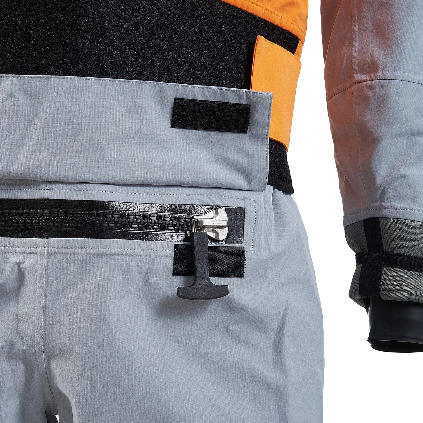 4-layer waterproof Kayak Dry suit for Men One pieces with Latex Gasket for Drift Floating