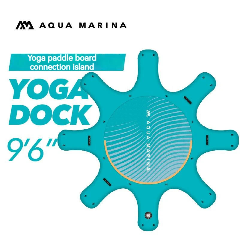 AQUA MARINA Yoga Dock Sup Board PEACE Yoga Surfboard Stand Up Paddleboard Aquatic Yoga Sports Board Platform 290cm