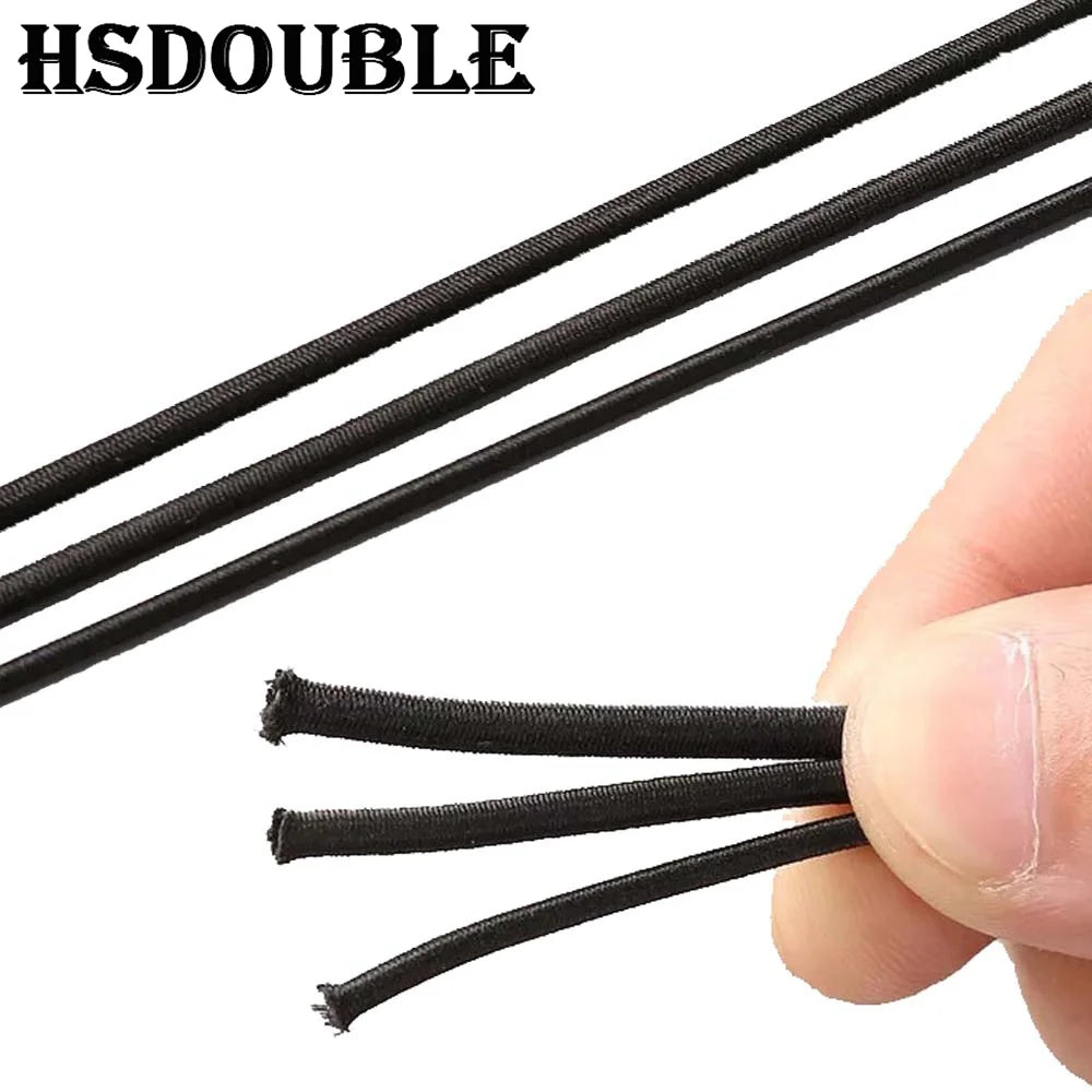 10 Meters Strong Elastic Rope Bungee Shock Cord Stretch String for DIY Jewelry Making Outdoor Project Tent Kayak Boat Backage