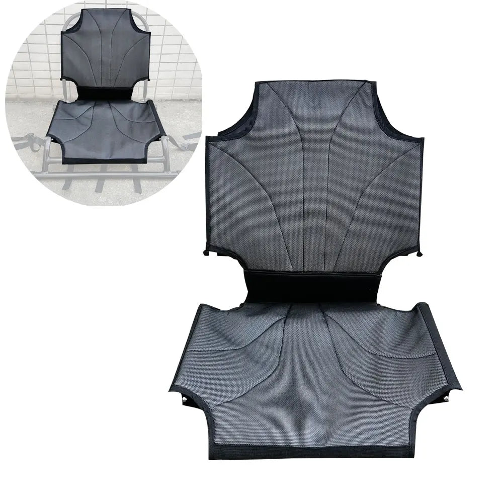 Kayak Canoe Sit on Top Chair Pad Repairing Replacement Boat Seat Sitting Cushion Holder Replacement with Fishing Rod Holder Bag