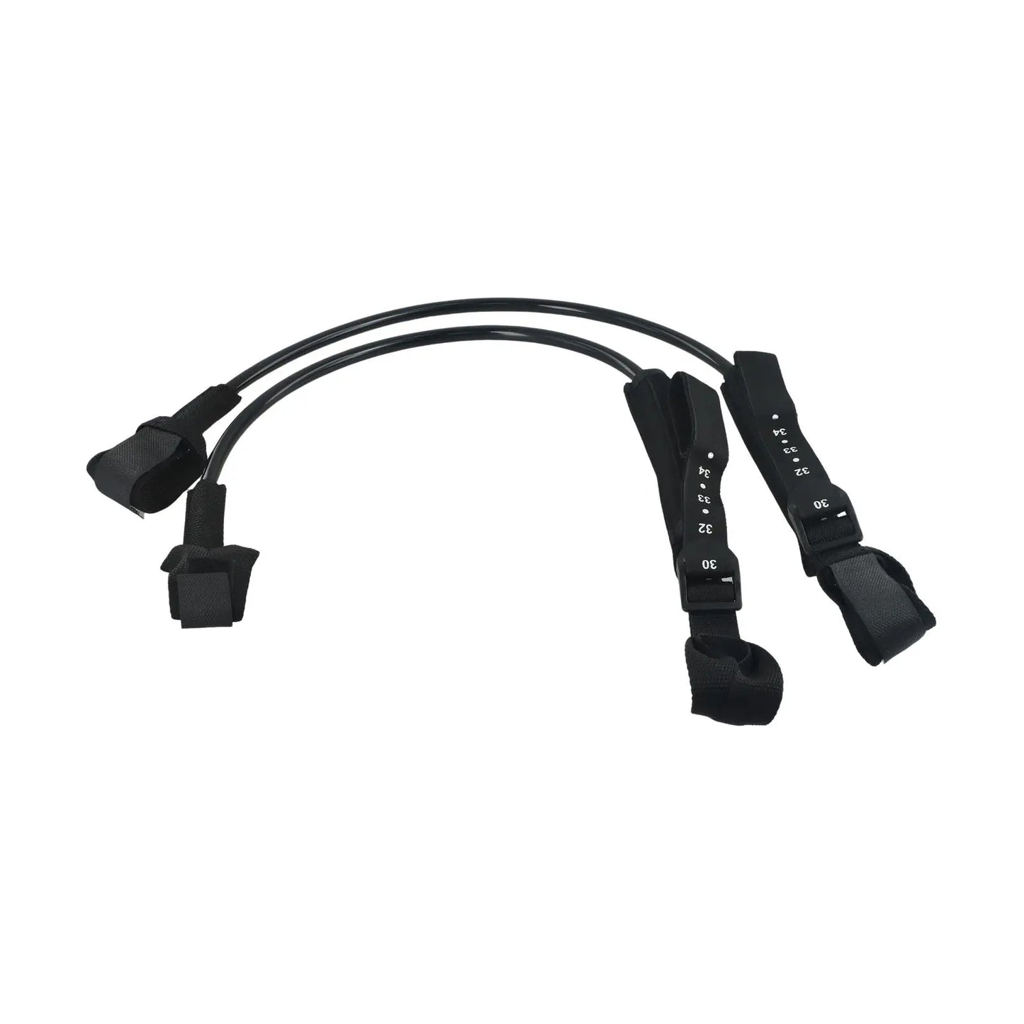 NonSlip Adjustable Windsurfing Harness Line 2 Pieces Heavy Duty PU Material Suitable for Windsurf and Surfing Gear Replacement