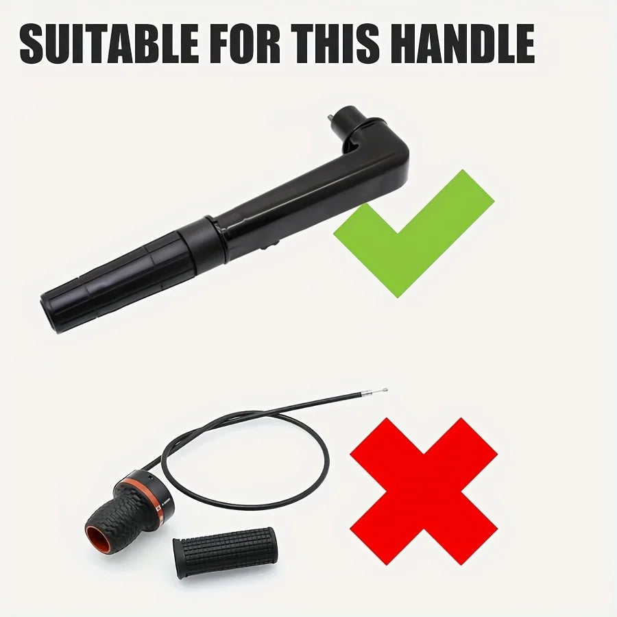 KOETSU Outboard Motor Extended Aluminum Alloy Joystick Tiller Extension Handle Black Handle