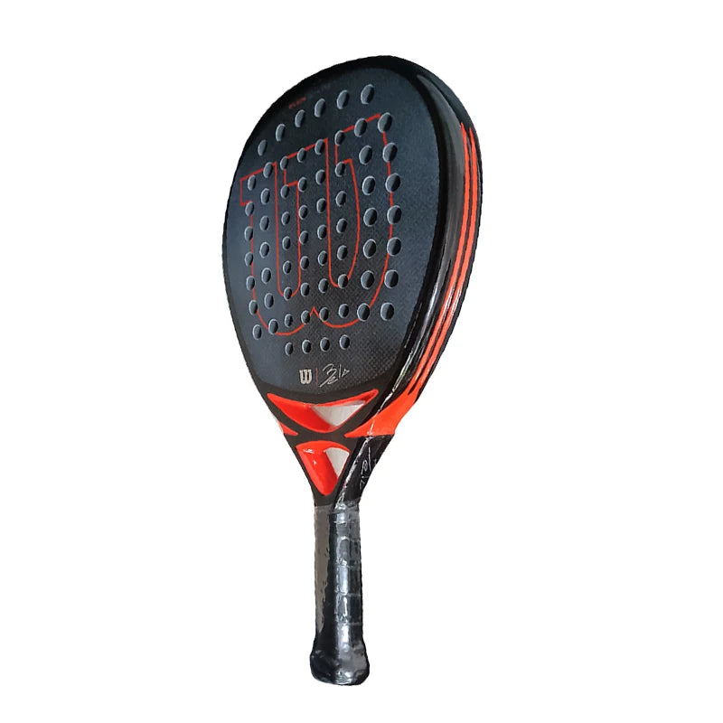 2024 New Pala Padel Paddle Tennis Racket Soft Face Carbon Fiber Soft EVA Face Sports Racquet Outdoors Equipment