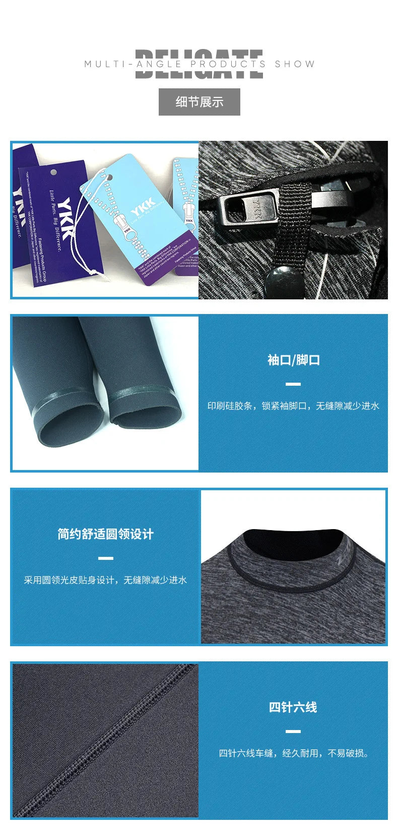 Women Men 3mm Neoprene Wetsuit  Scuba Diving Thermal Winter Warm Wetsuits Full Suit Swimming Surfing Kayaking Equipment