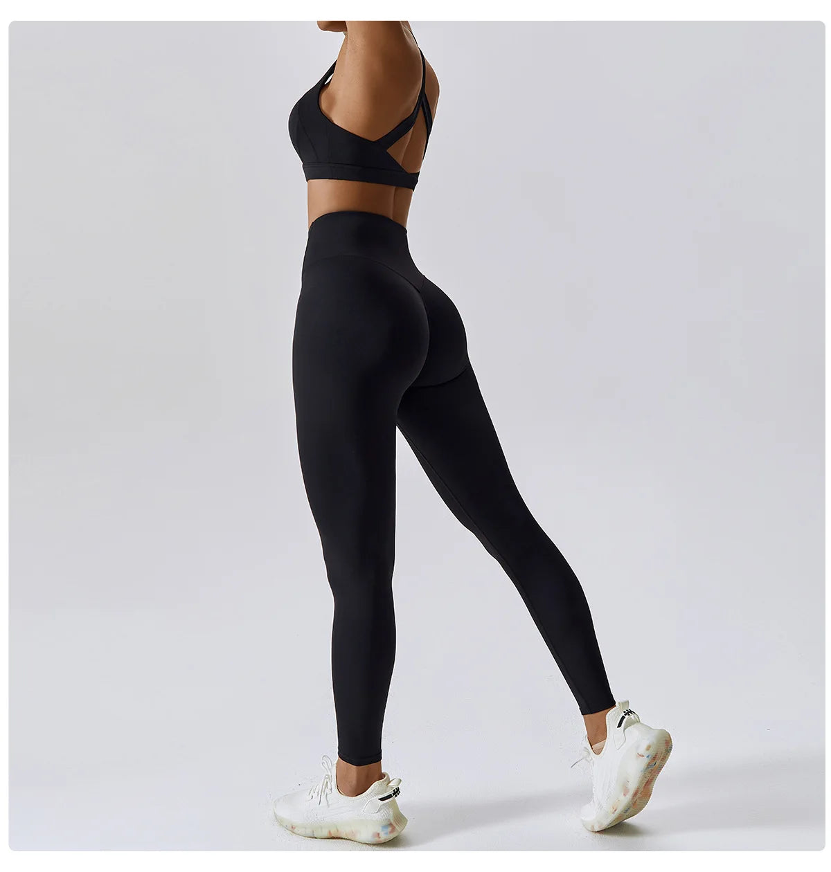 Yoga Set 2 Piece Women Sportswear Workout Clothes Women Sport Set Suits For Fitness Cross Back Bra Seamless Gym Push Up Leggings