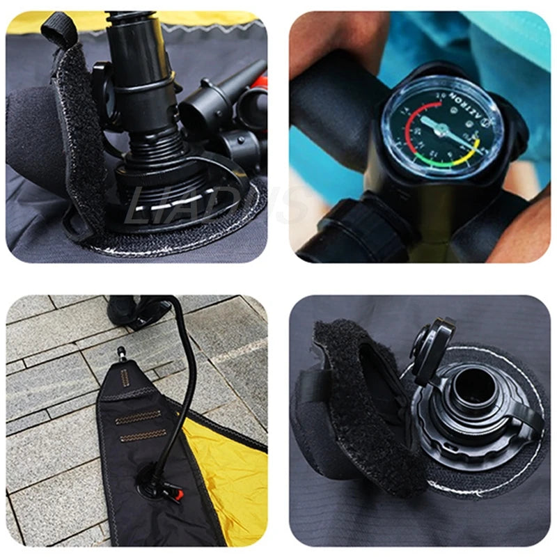 Inflatable Surfing Sail Portable Windsurfing Sailing Canoe Hand-Held Water Skiing Kiteboard Wind Surfing Kites Water Sports