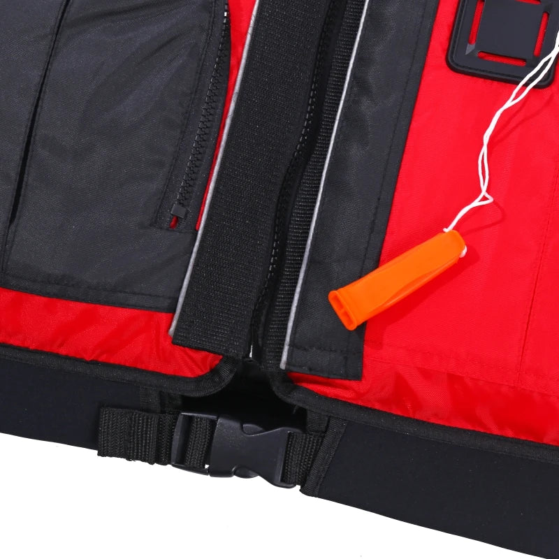 Daiseanuo-Life Jacket for Children Adults, Buoyancy Aids, PFD Kayak, Zipper Pocket, Sailing, Rafting, Sailing, Buoyancy, New, 50