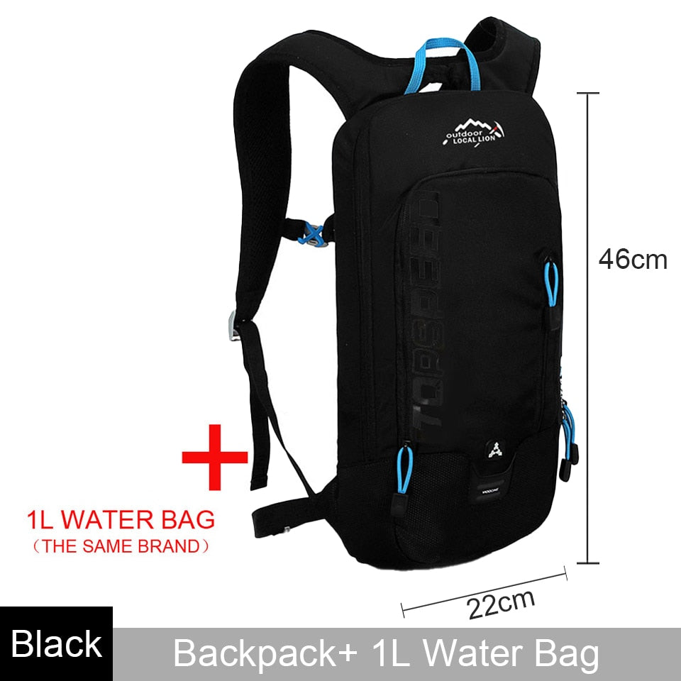 Leão local 6l/5l saco de ciclismo das mulheres dos homens equitação à prova dwaterproof água respirável bicicleta mochila, saco de água da bicicleta, capacete da bicicleta
