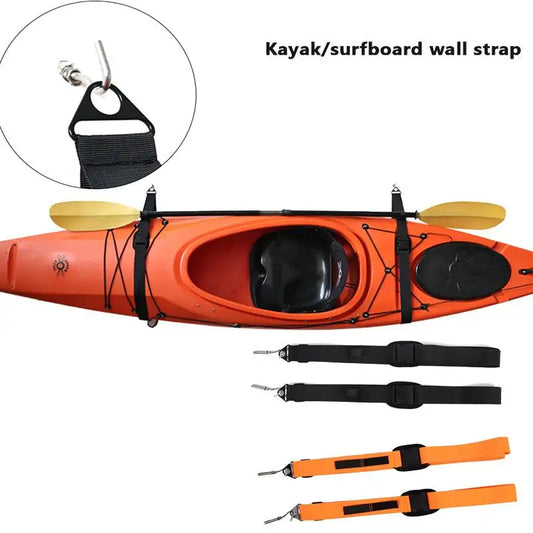 Prancha de surf ajustável transportando alças de ombro rack de armazenamento acolchoado tiras de parede para caiaque sup paddle board prancha cinto de armazenamento