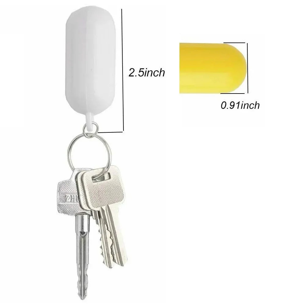 2pcs Beach Keychain Boat Oval Hollow Kayak Floating Keyring Fender Buoyant Key Ring Marine Sailing Boat Float Keychain