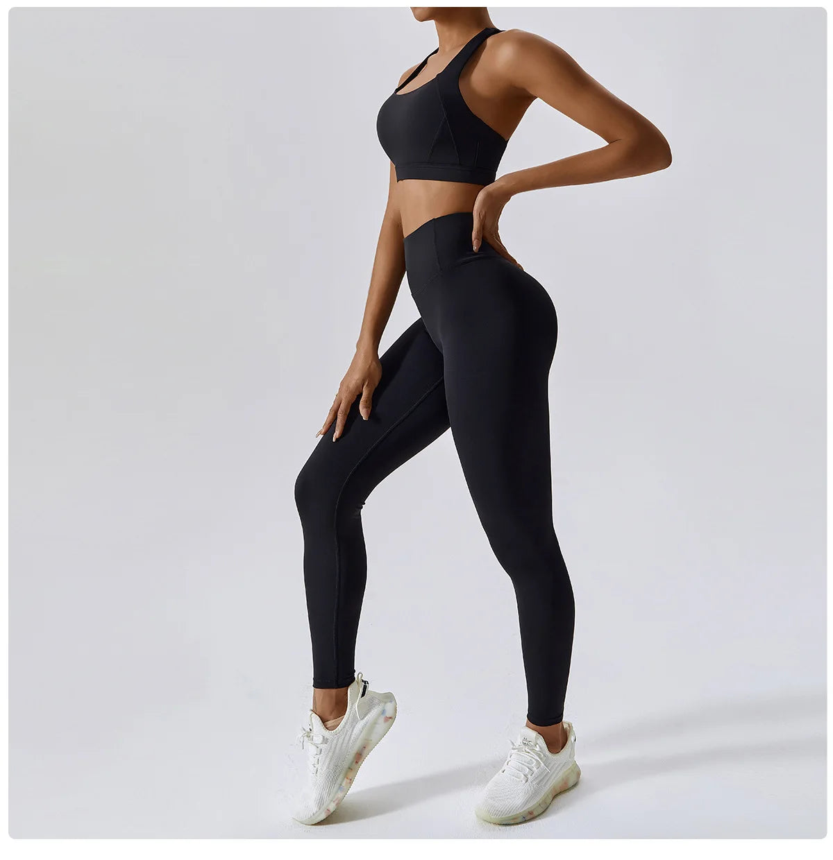 Yoga Set 2 Piece Women Sportswear Workout Clothes Women Sport Set Suits For Fitness Cross Back Bra Seamless Gym Push Up Leggings