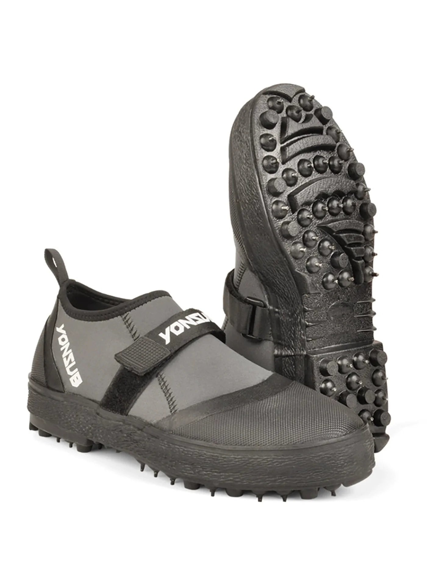 Yonsub Neoprene Adult Outdoor Rock Fishing And Reef Climbing Shoes , Sole Spikes Wear-resistant Non-Slip Wading Aqua Shoes
