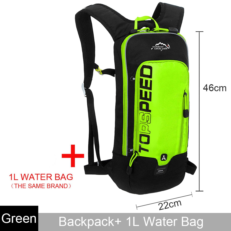 Leão local 6l/5l saco de ciclismo das mulheres dos homens equitação à prova dwaterproof água respirável bicicleta mochila, saco de água da bicicleta, capacete da bicicleta