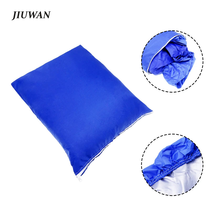 Heavy Duty Fishing Ski Boat Cover for 11-13' 14-16' 17-19' 20-22' V-Hull Waterproof  Sunproof UV Protector Boat Mooring Cover