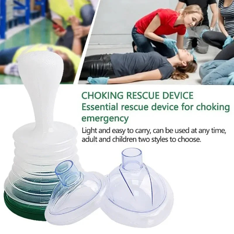 Kit de primeiros socorros portátil, dispositivo de emergência para família, treinador de respiração, saco de viagem anti-asfixia, dispositivo de resgate para adultos e crianças