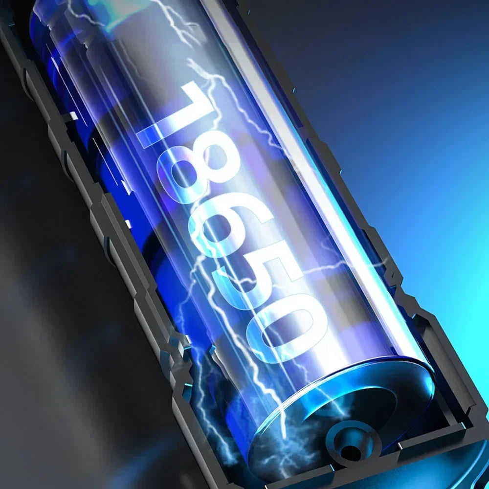 Powerful Led Flashlight Super Bright Tactical Torch Light Emergency Spotlights Telescopic Zoom Lantern Built-in Batte 18650ry