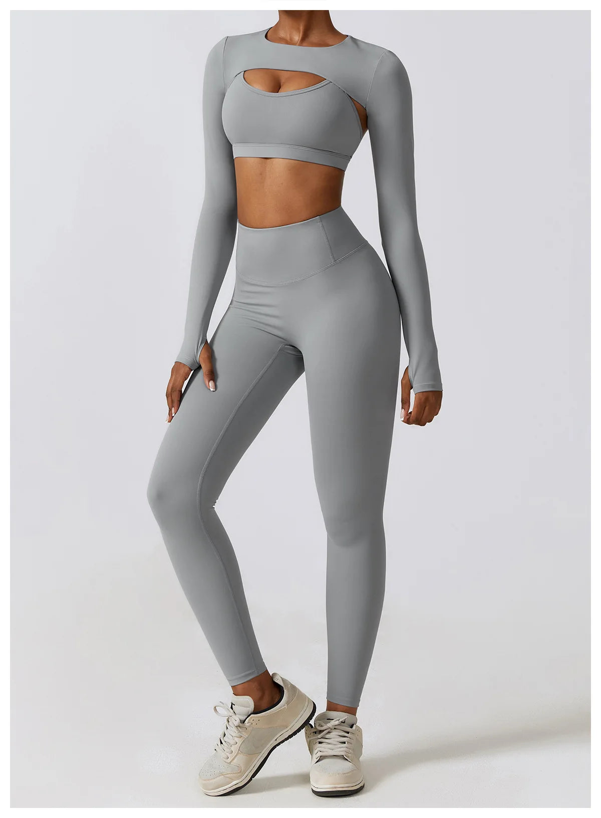 New Sports Camisole Yoga Long Sleeved Shawl Yoga Top Nude Fitness Yop Gym Push Ups Workout Top Running Sports Smock