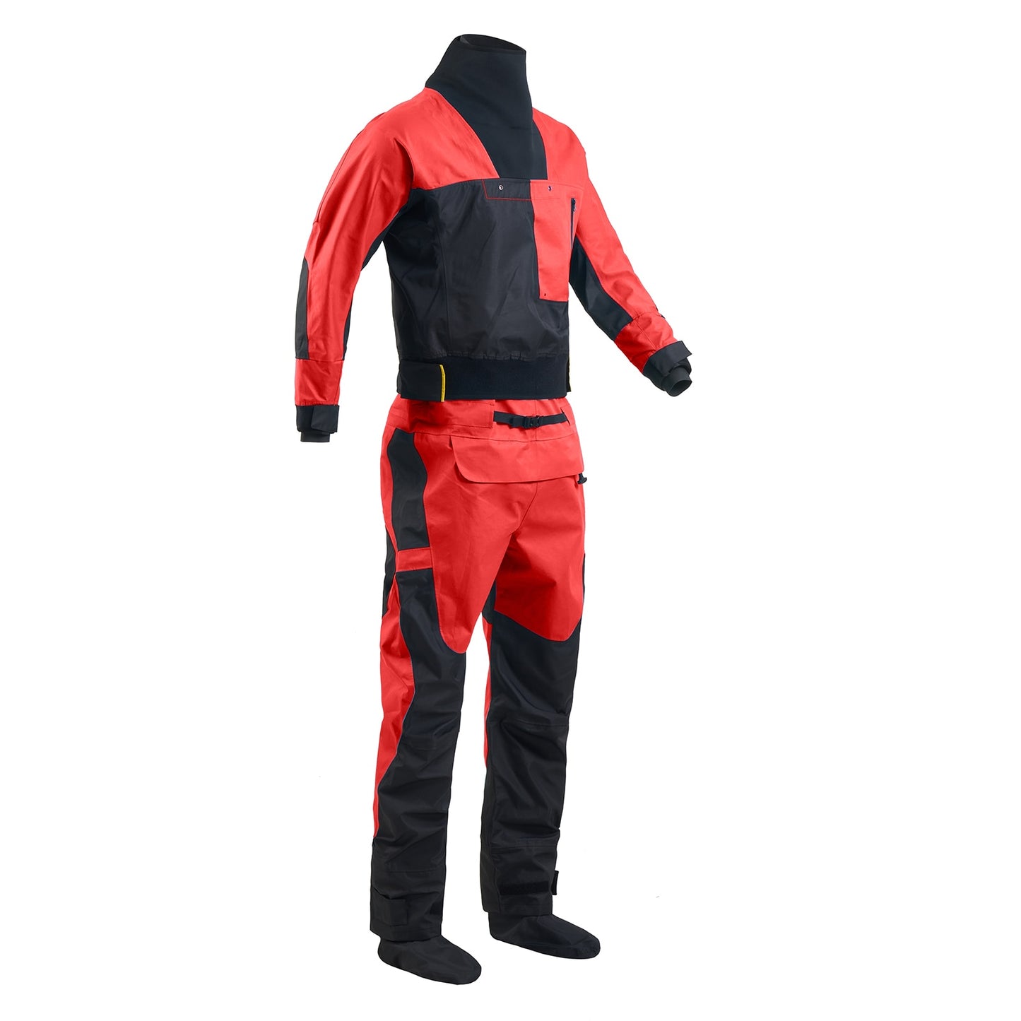Men's Kayak Drysuits 3 Layers Waterproof Material Fabric Rafting  Surfing Padding Kayaking Dry Suits DM32