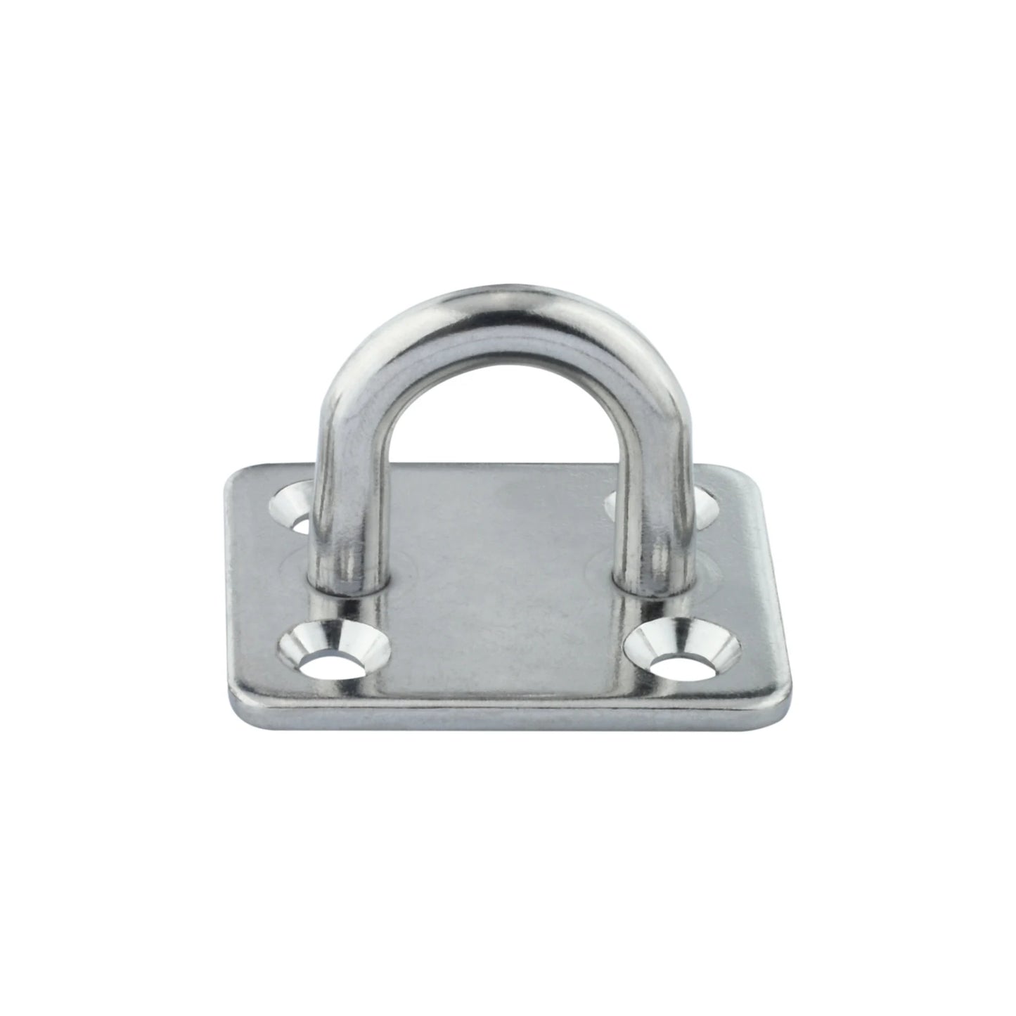 1pc 316 Stainless Steel Square Pad Eye Plate Hook 5mm/6mm/8mm Hanger Heavy Duty Ceiling Wall Boating Yacht Shade Sailing Marine