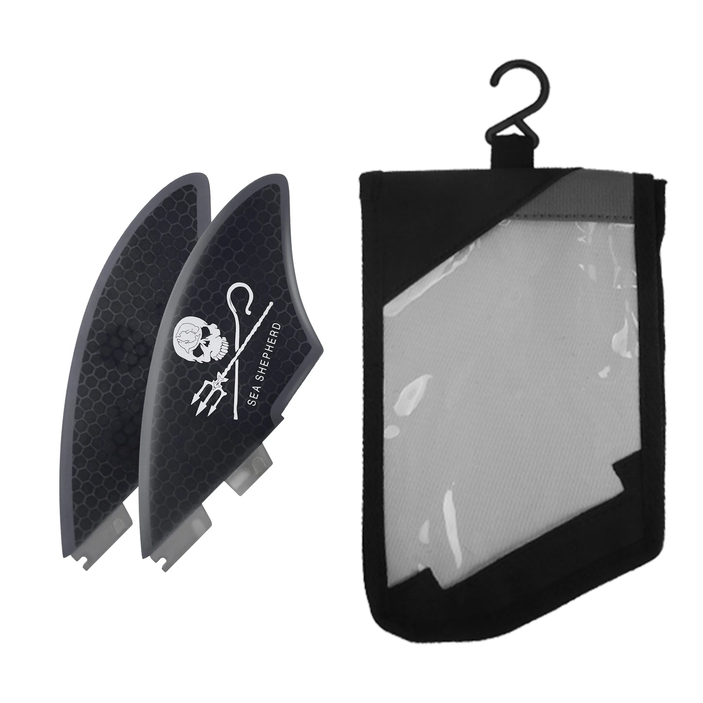 Surfboard Twin Keel Fins (2 Fins) Dual Tab Single Tab Sizes for Longboard Surfboard Funboard