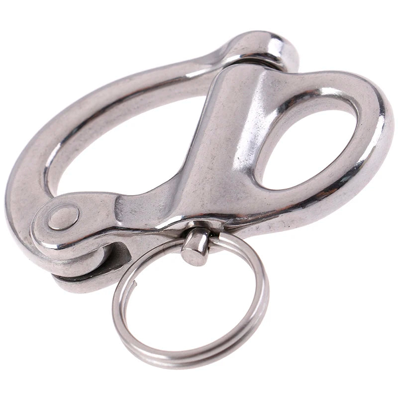 316 Stainless Steel Rigging Sailing Fixed Bail Snap Shackle Yacht Outdoor Living