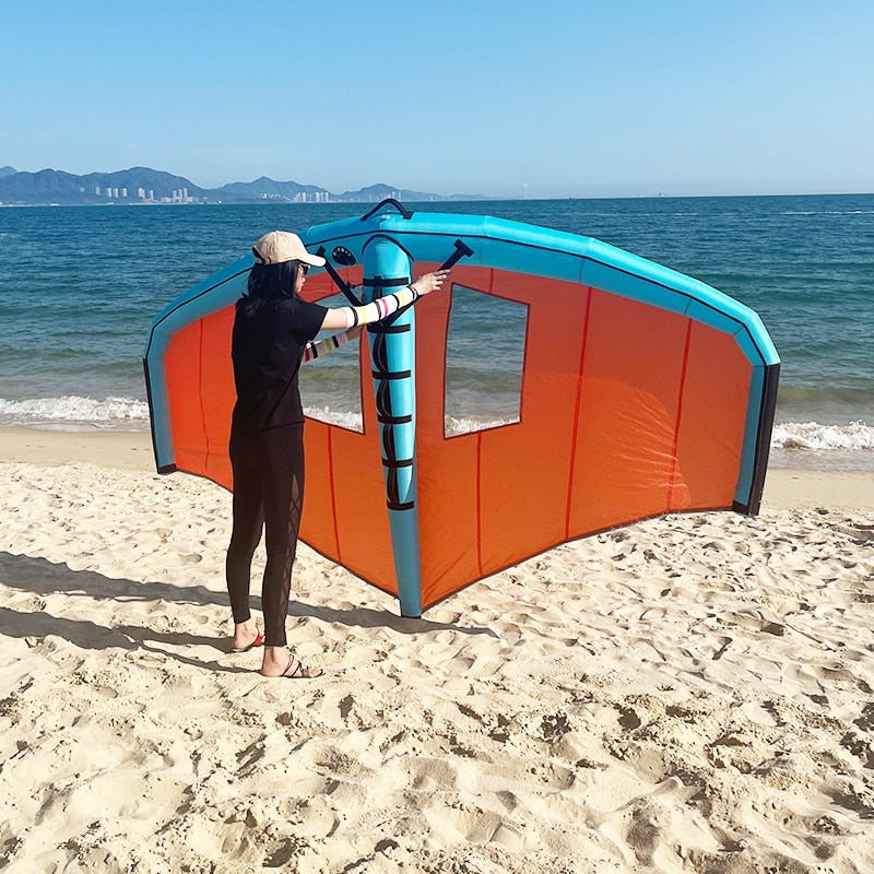 KW02 Handheld Inflatable Wingfoiling Sail 3M/4M/5M/6M Wing Foil Surfing Windsurf Wingsurf Kitesurf For SUP Surfboard Wings