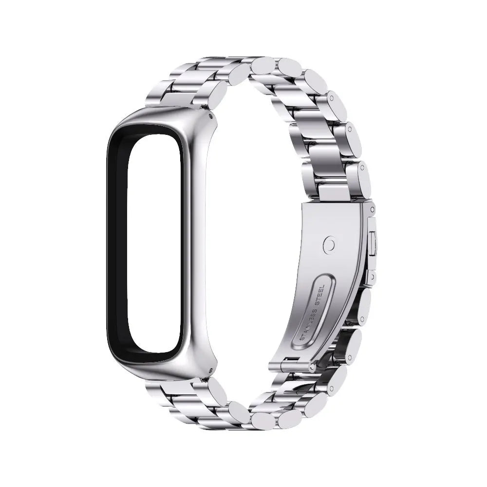 Uthai s50 metal fivela de aço inoxidável pulseira de relógio magnético para samsung galaxy fit 2 pulseira acessórios relógio inteligente