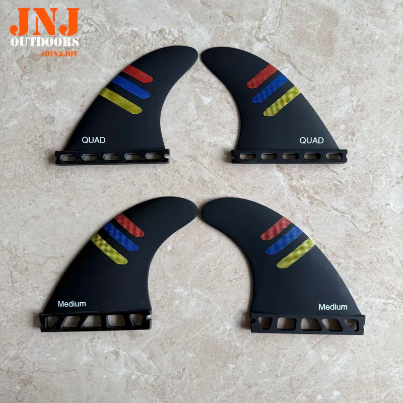 JNJ-FCS 2 Future Performer Medium Or Large + Gx Fiberglass Surfboard Quad Fins 4Pcs