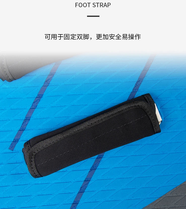 Portable Stand-up Windsurfing Set Water SUP Inflatable Kiteboards with Dual Tail Fins Inflatable Stand Up Paddleboard SUP Board