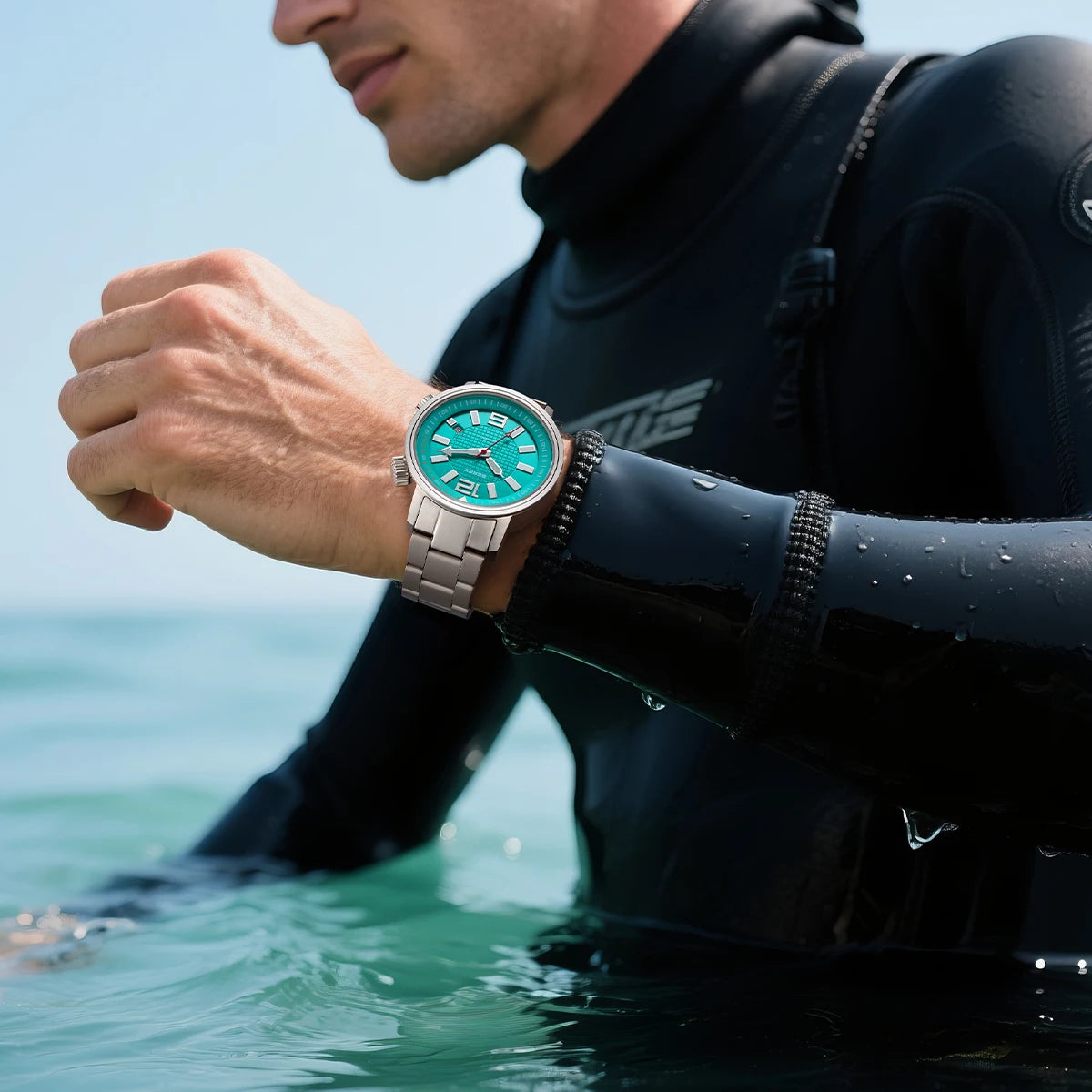 BERNY Automatic Diver Watch for Men Super Luminous Sapphire Miyota 8215 Compressor 20ATM Swimming Scuba Diving Sports Man Watch