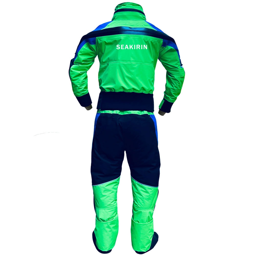 Men's Waterproof Kayak DrySuit Breathable Sailing Paddling Dry Suits Survival Suit With Removable Hood Keep Warm In Cold Water