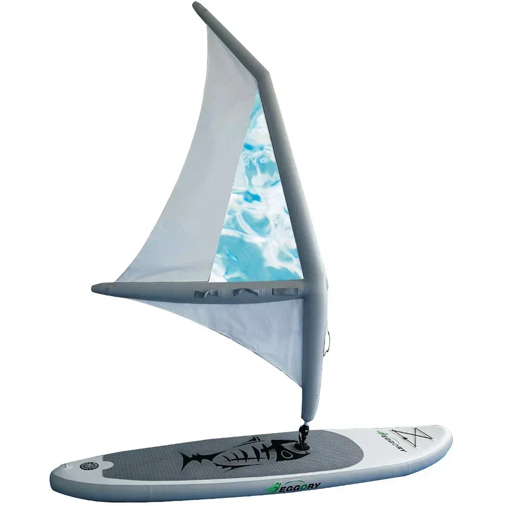 Windsurf Inflatable Stand Up Sup Paddle Board With Sail Kitesurf Wakeboard