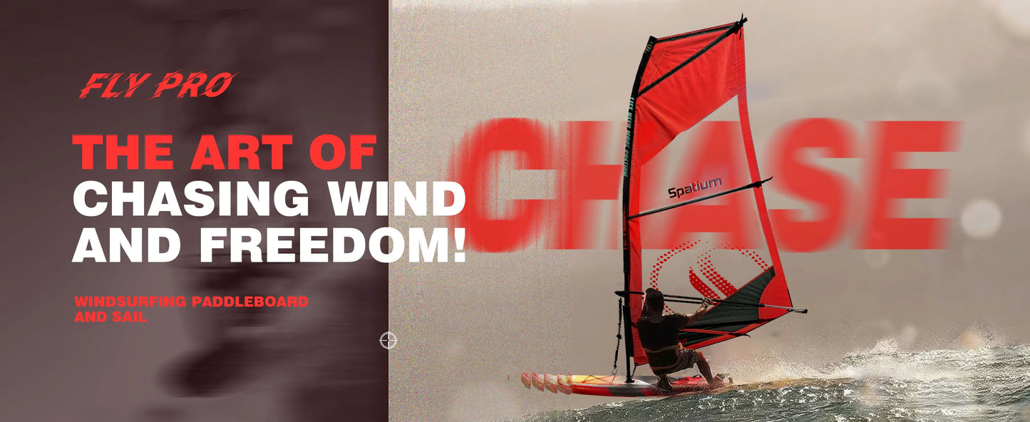 Spatium Inflatable Windsurf Board kite Surfing Supboard Windsurfing Board With Sail For Youth Sup Paddleboard